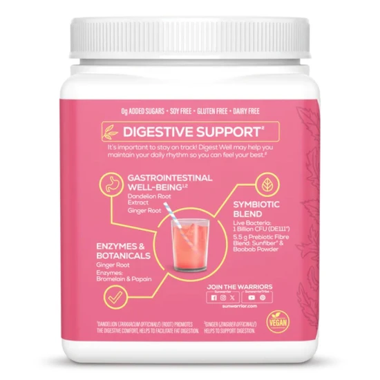 SunWarrior Shape Digest Well Pineapple Vanilla 270g