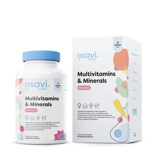 Osavi Multivitamins & Minerals Woman Capsules 90 Capsules