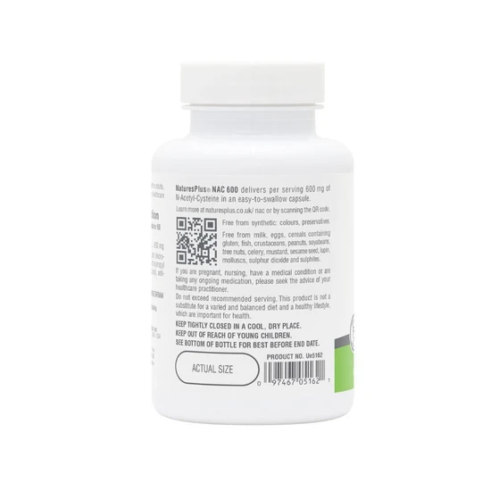 Nature's Plus PRO NAC 600mg Capsules 60 Capsules