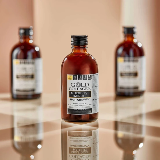 Gold Collagen Hair Growth Liquid Supplement 20 x 15ml