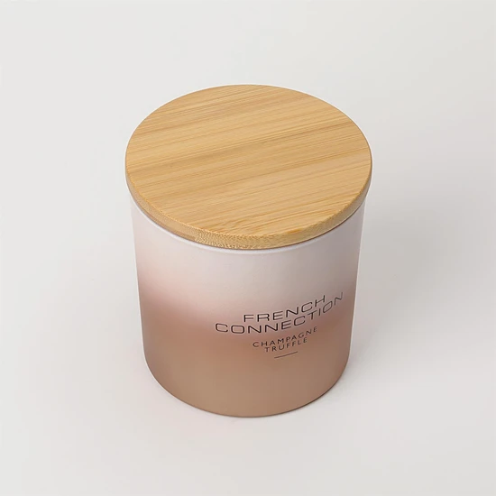 French Connection Metallic Collection Champagne Truffle Candle 322G