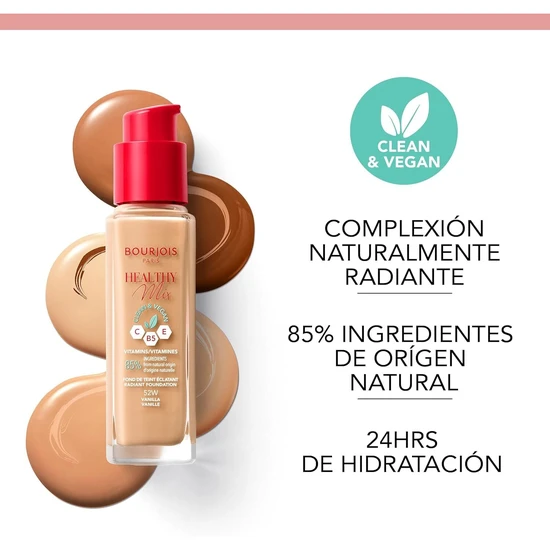 Bourjois Healthy Mix Clean & Vegan Foundation 51.2W Golden Vanilla