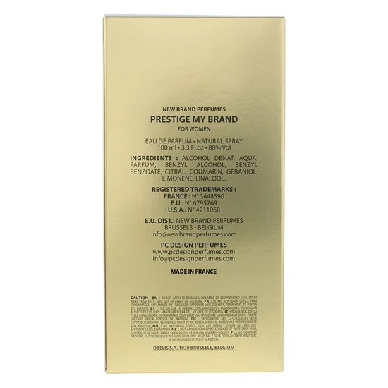New Brand Prestige My Brand For Women Eau De Parfum 100ml