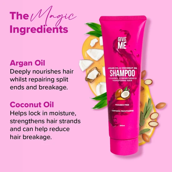 Give Me Argan Oil & Coconut Oil Shampoo 300ml