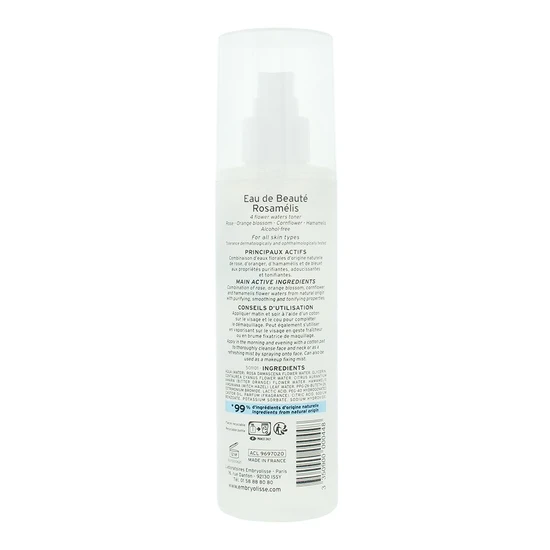 Embryolisse Eau De Beaute Rosamelis 200ml