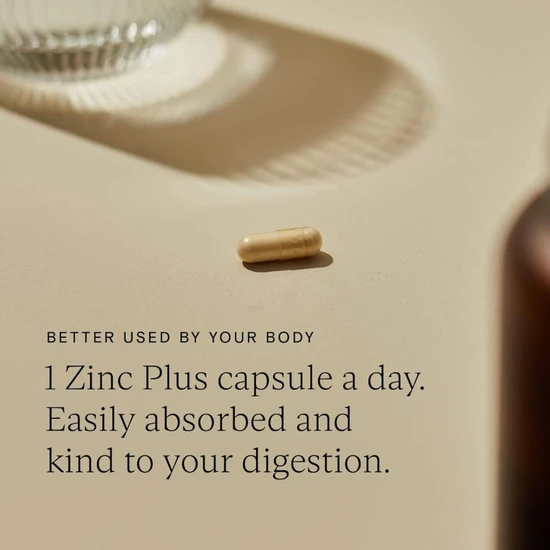 Wild Nutrition Food-Grown Zinc Plus 30 Vegicaps