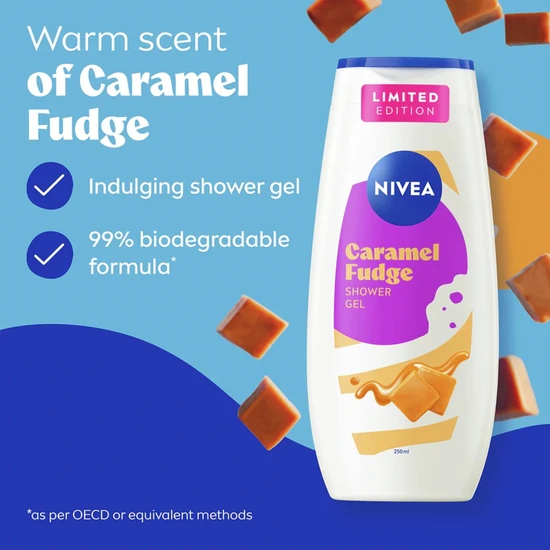 Nivea Caramel Fudge Shower Gel 250ml