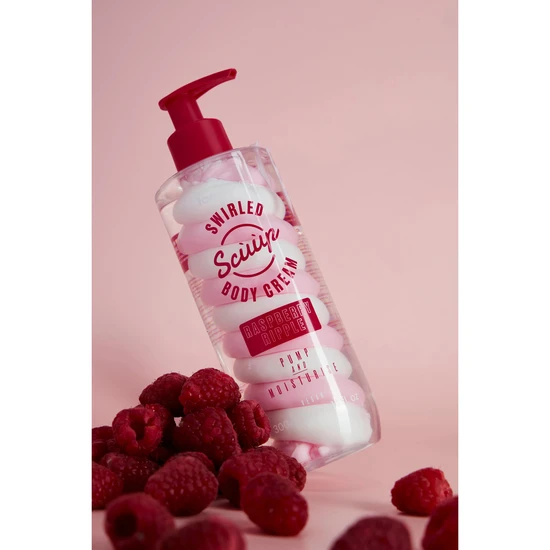 Face Facts Scuup Raspberry Ripple Swirled Body Cream 300ml