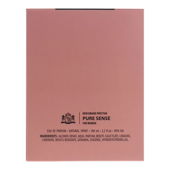 New Brand Prestige Prestige Pure Sense Eau De Parfum 100ml