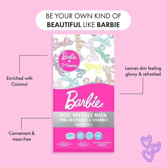 7th Heaven Barbie Pamper Hamper Moisturising & Fun Skin Care Gift Set