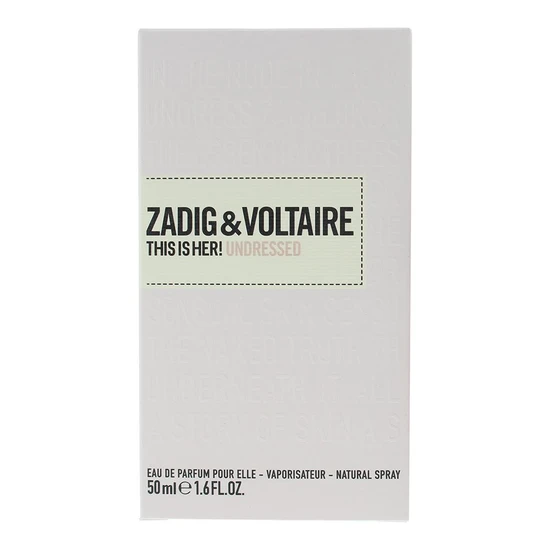 Zadig & Voltaire This Is Her! Undressed Eau De Parfum 50ml