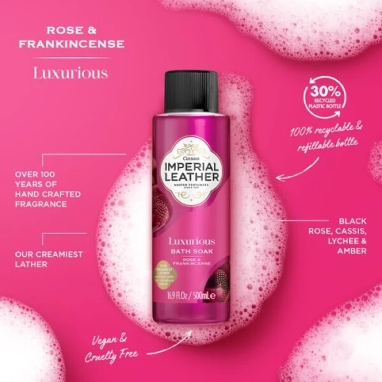 Imperial Leather Rose Frankincense Luxurious Bath Soak 850ml