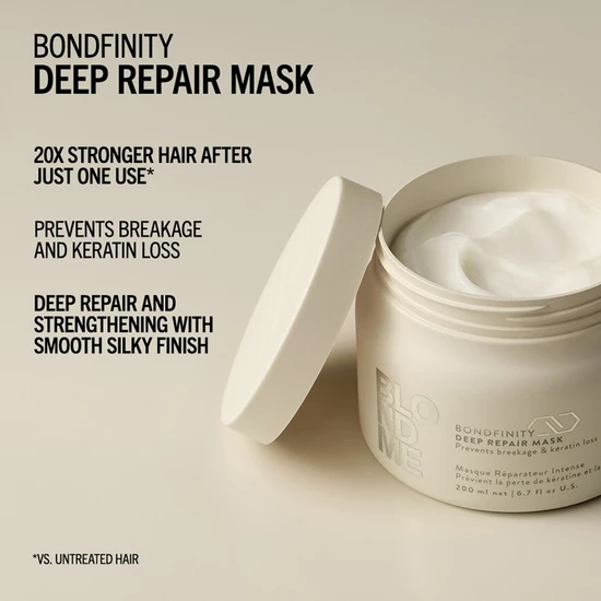 Schwarzkopf BlondMe Bondfinity Deep Repair Mask 200ml