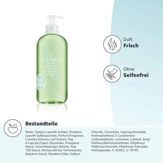 Elizabeth Arden Green Tea Bath & Shower Gel Energising 500ml