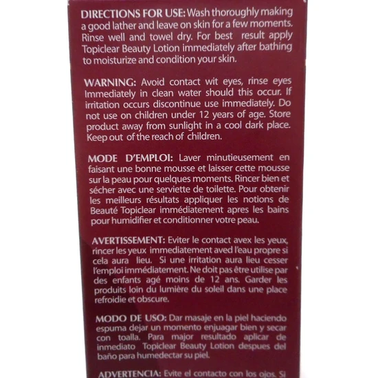 Topiclear Paris Exfoliating Soap 200 g