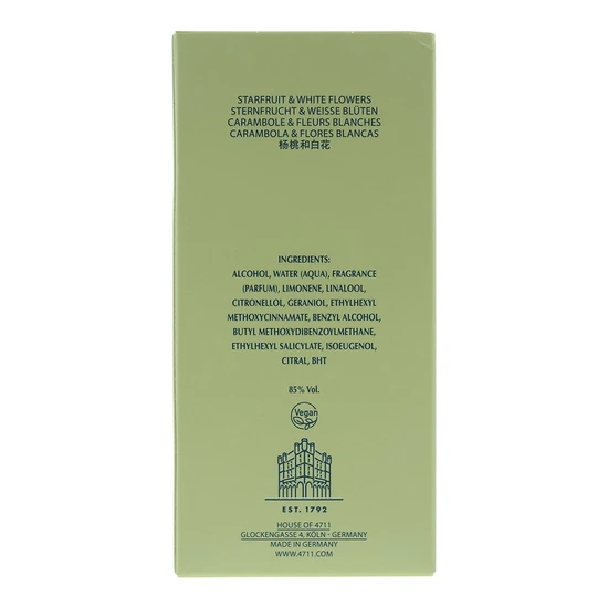 4711 Acqua Colonia Starfruit White Flowers Eau De Cologne 50ml