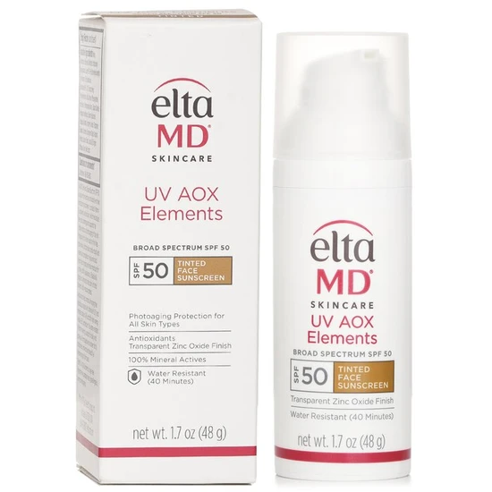 EltaMD UV AOX Elements Tinted Mineral Face Sunscreen SPF 50 48g