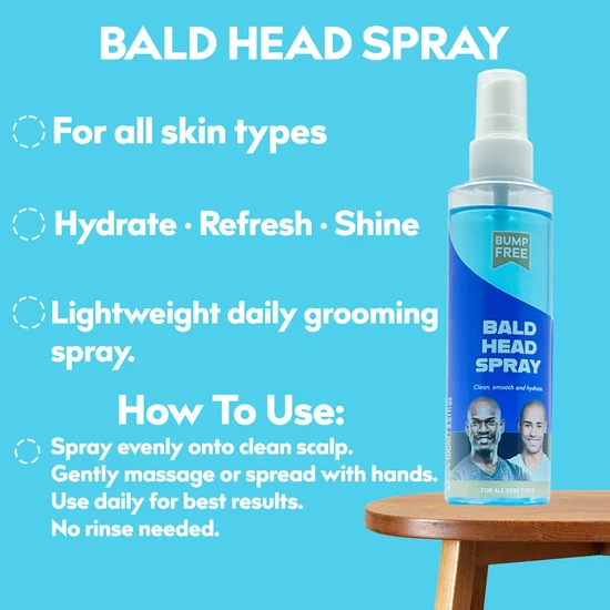 Bump Free Bald Head Spray 100ml