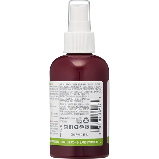 Biolage R.A.W. Frizz Control Styling Spray 180ml