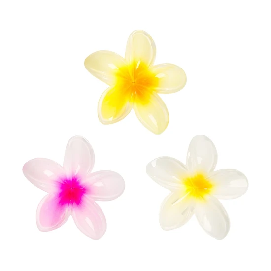 Brushworks Tropical Flower Claw Clips x3