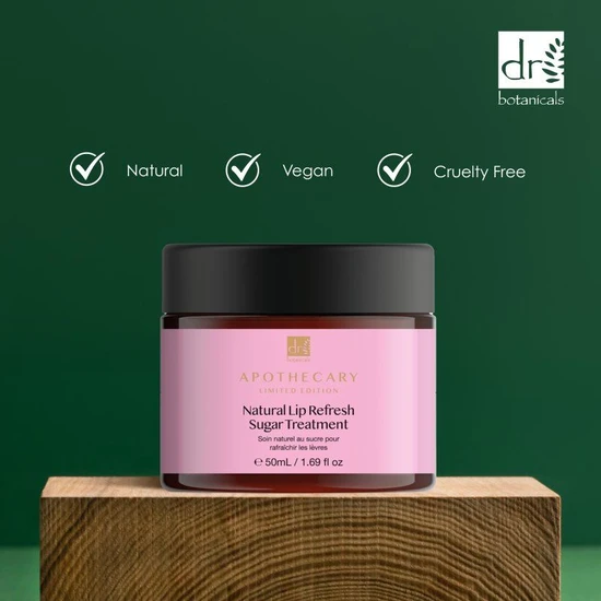 Dr Botanicals Natural Lip Refresh Sugar Treatment 50ml