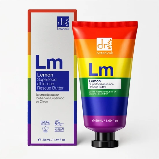 Dr Botanicals Pride Edition Lemon Superfood All-In-One Rescue Butter 50ml
