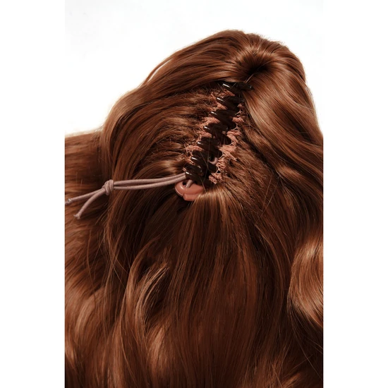 LullaBellz Brushed Out Wave 16" Claw Clip Pony BLACKS | JET BLACK