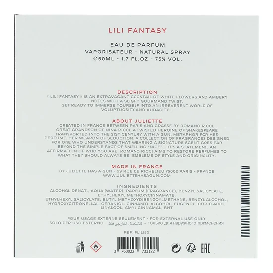 Juliette Has a Gun Lili Fantasy Eau De Parfum 50ml