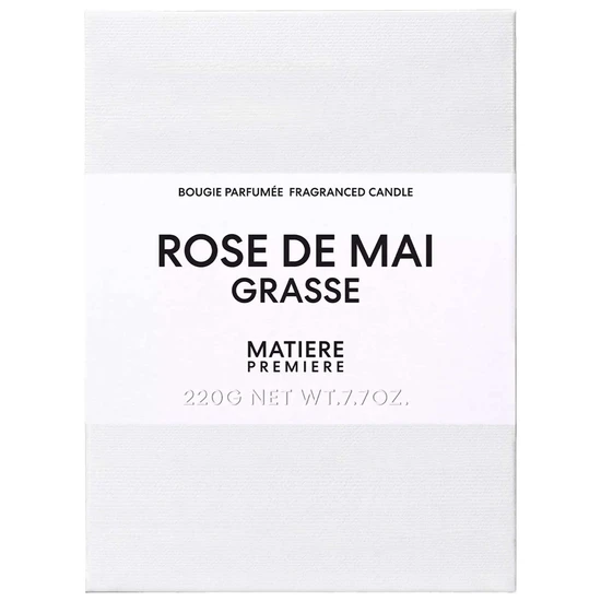 Matiere Premiere Rose De Mai Grasse Fragranced Candle 220g