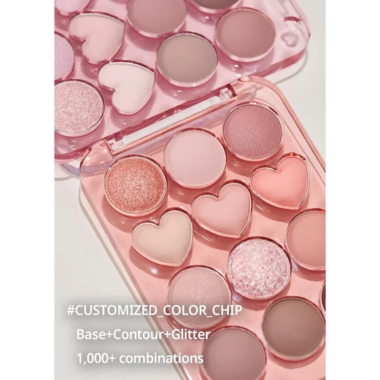 Colorgram Pin Point Eyeshadow Palette 02 Pink + Mauve 9.9g