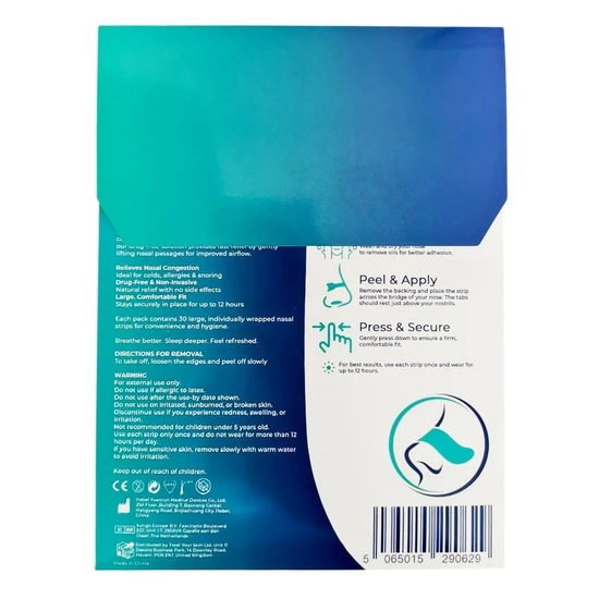 BreatheEase Nose Strips Pack of 30