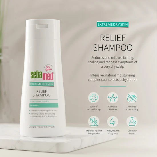 Sebamed Extreme Dry Skin Relief Shampoo 5% Urea 200ml