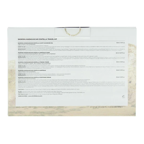 Skin1004 Madagascar Centella 5 Piece Travel Kit