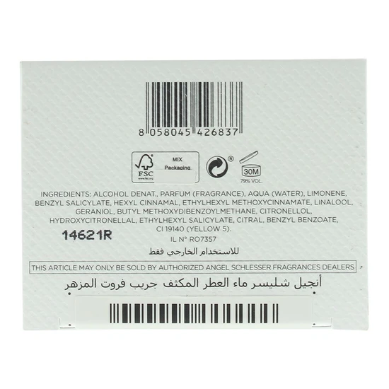 Angel Schlesser Les Eaux D'un Instant Blooming Grapefruit Eau De Toilette 100ml