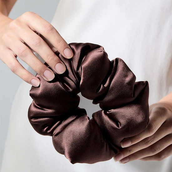 Drowsy Cocoa Glow Padded Scrunchie
