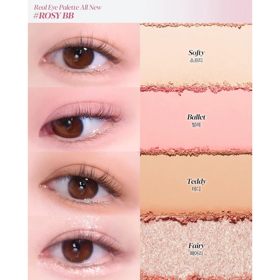 espoir Real Eye Palette All New Rosy