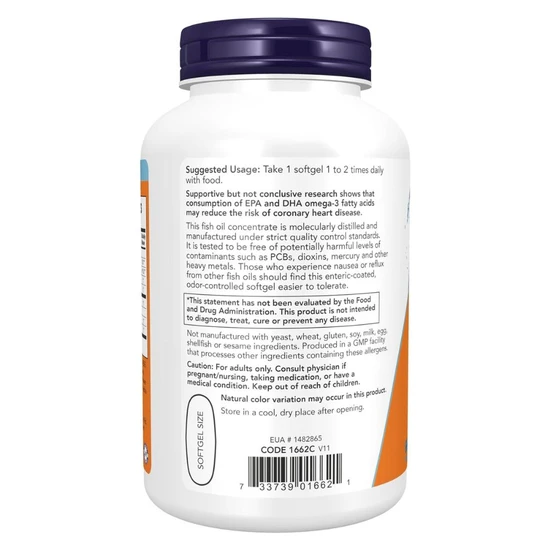 NOW Foods Ultra Omega-3 Softgels 180 Softgels