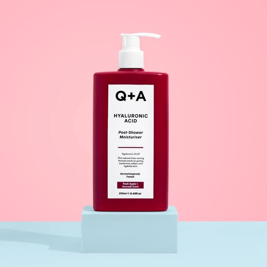 Q+A Hyaluronic Acid Post Shower Wet Skin Moisturiser 250ml