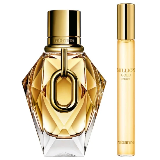 Paco Rabanne Million Gold Eau De Parfum 50ml Gift Set 50ml & 10ml Eau De Parfum
