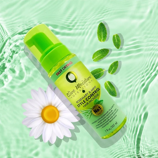Olive Moisture Professional Rosemary & Mint Style Control Hair Mousse 207ml