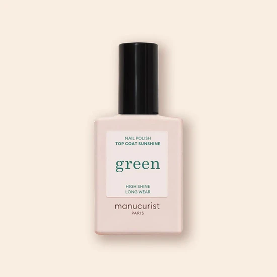 Manucurist Green Nail Polish Top Coat Sunshine 15ml