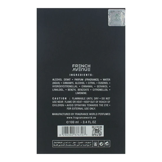 French Avenue Pinnace Noir Eau De Parfum 100ml