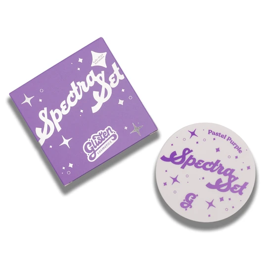 Glisten Cosmetics Pastel Purple Spectra Set Colourful Pressed Powder