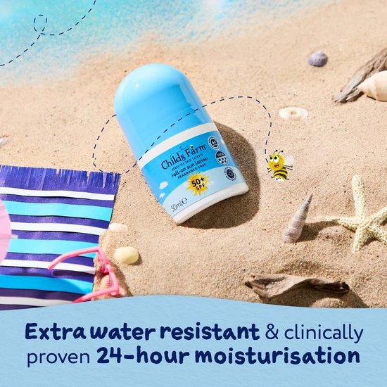 Childs Farm Fragrance Free Roll On Sun Lotion SPF 50 50ml