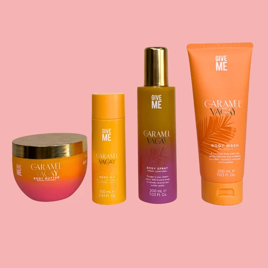 Give Me Caramel Vacay Drenched Set With Body Wash
