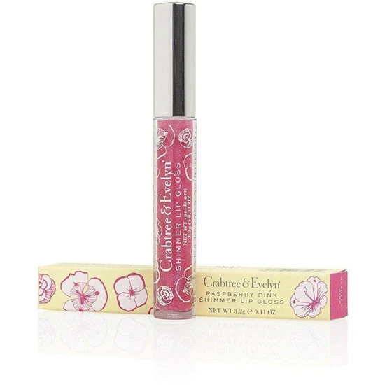 Crabtree & Evelyn Shimmer Lip Gloss Pink Raspberry