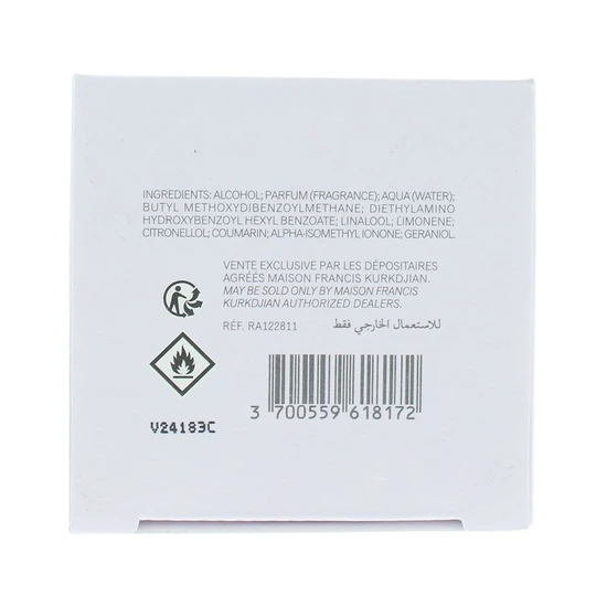 Maison Francis Kurkdjian Gentle Fluidity Gold Eau De Parfum 200ml