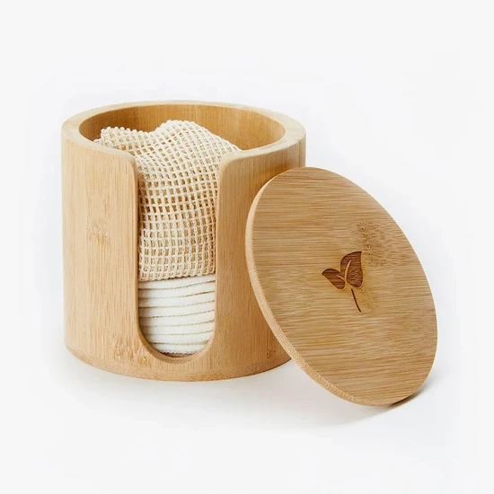 Stylpro Bamboo Barrel With 8 Reusable Bamboo Pads