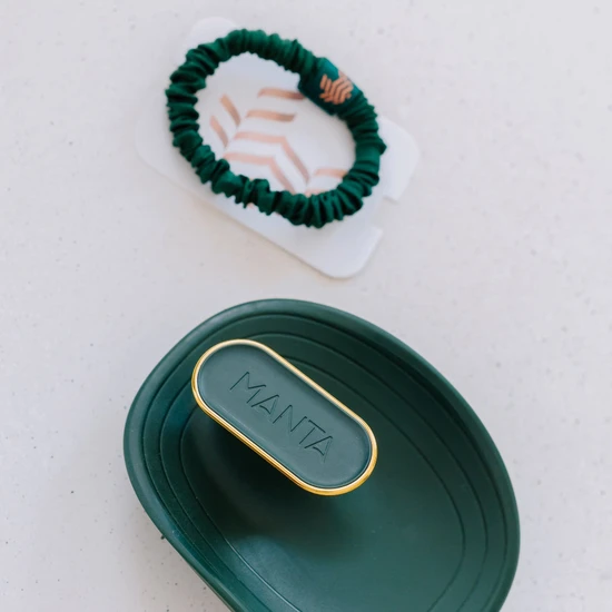 Manta Holly Green Hair Brush Limited Edition