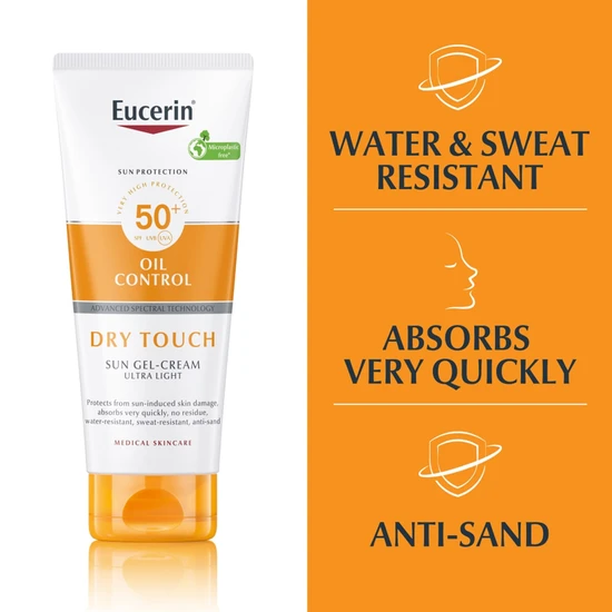 Eucerin Oil Control Dry Touch Sun Gel-Cream SPF 50+ Sunscreen 200ml